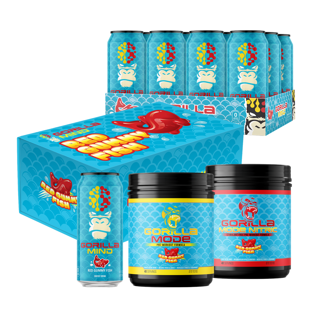 Red Gummy Fish Launch Box
