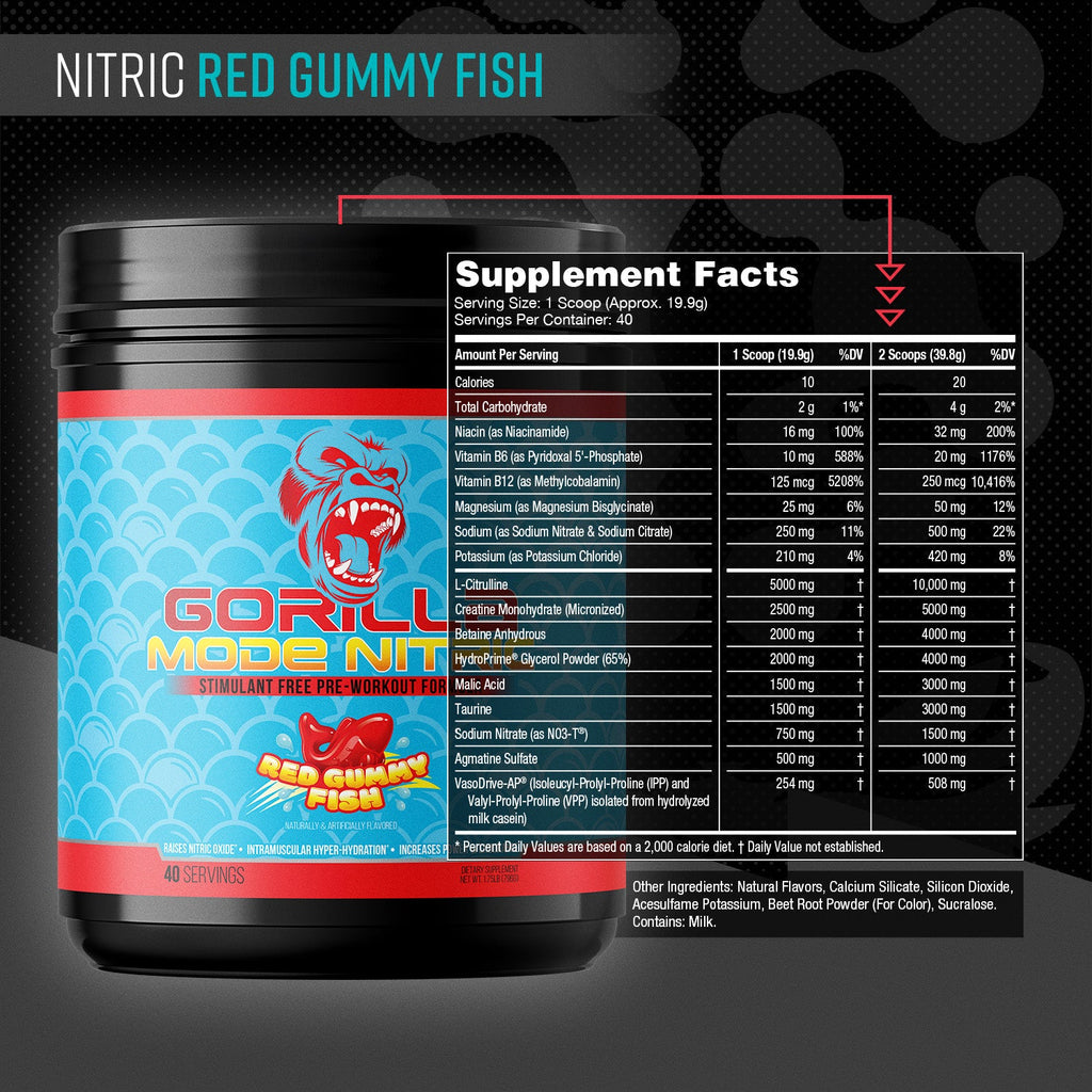 Red Gummy Fish Launch Box