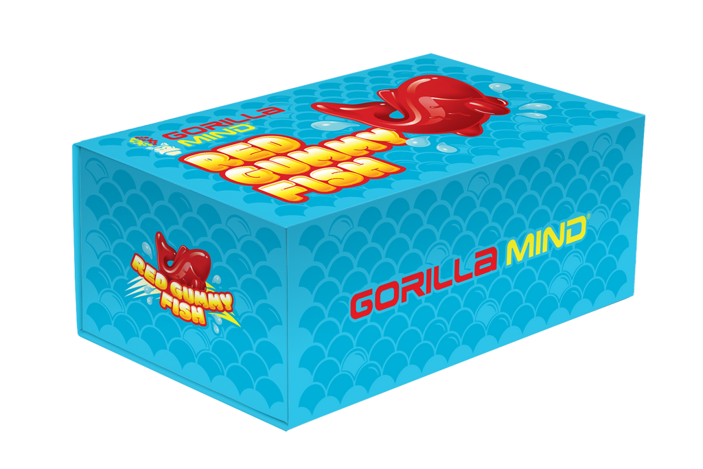 Red Gummy Fish Launch Box